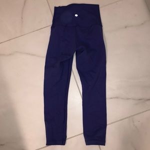 Lululemon Purple 3/4 Leggings
